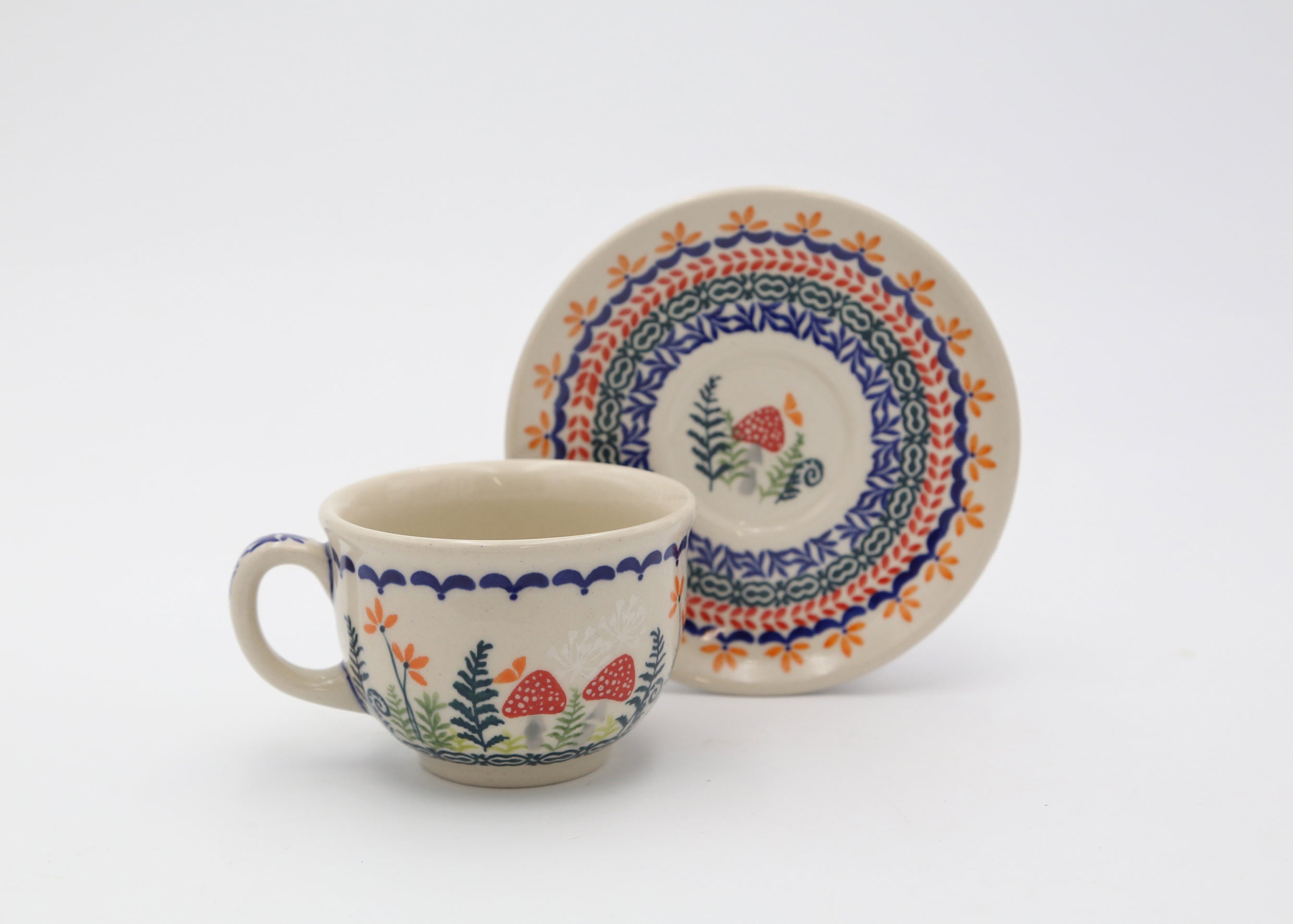 Filiżanka ze Spodkiem Ola | Czerwone Muchomory